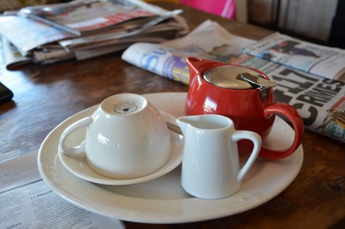 English Breakfast Tea at Blackbird Cafe & Food Store