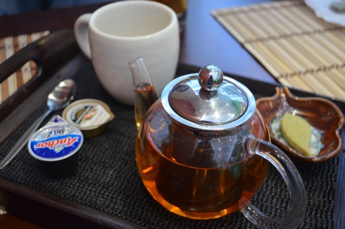 Orange Pekoe Tea Tea cups at Dahon Gourmet Tea Lounge