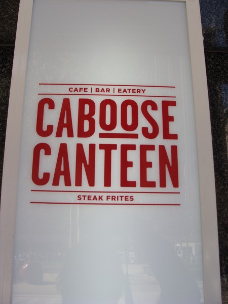 Caboose Canteen signage