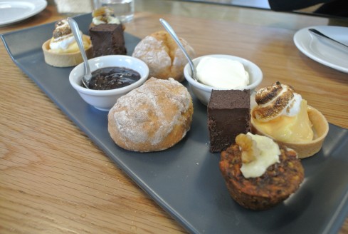 afternoon tea at reading room cafe