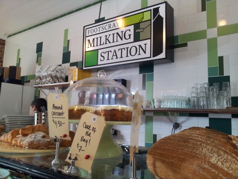 Footscray Milking Station  sign 2