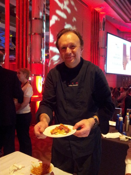 Philippe Mouchel  PM24 plating up Confit pork belly