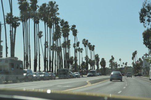 arriving at Santa Barbara