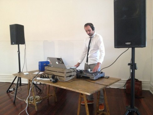 DJ at Bursaria High Tea