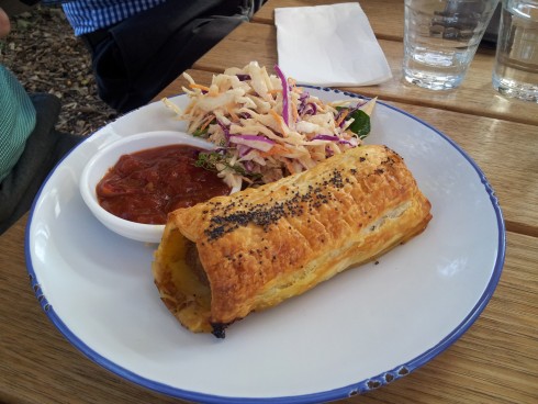 sausage roll the farm cafe