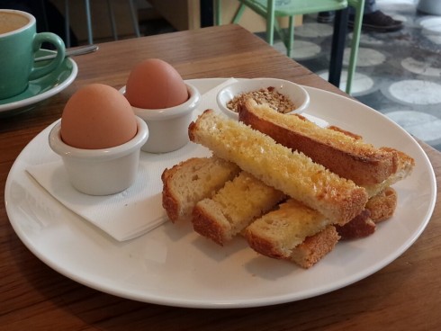 cheerio egg soldiers